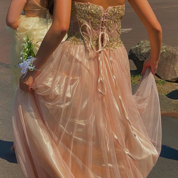 Corset Prom Dress - Picture 4 of 7